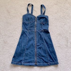 Jean mini dress